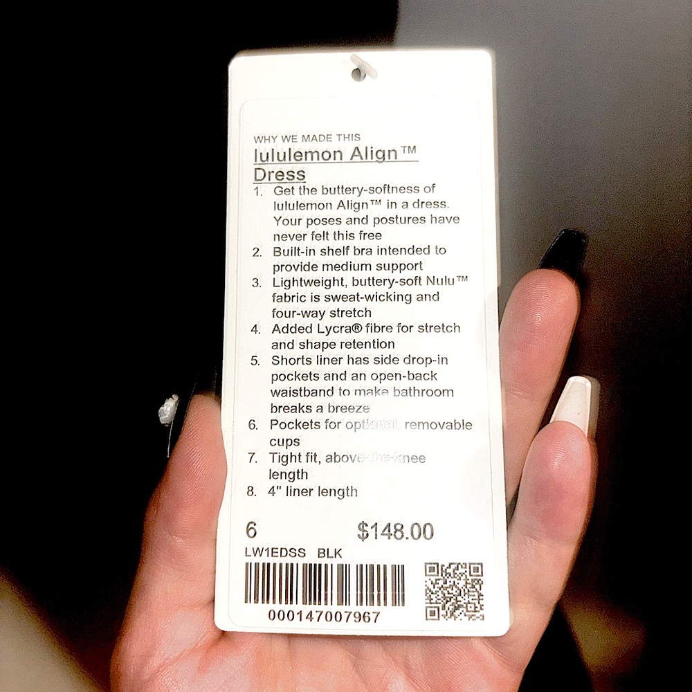 Lululemon align dress size 6 - Picture 2 of 3